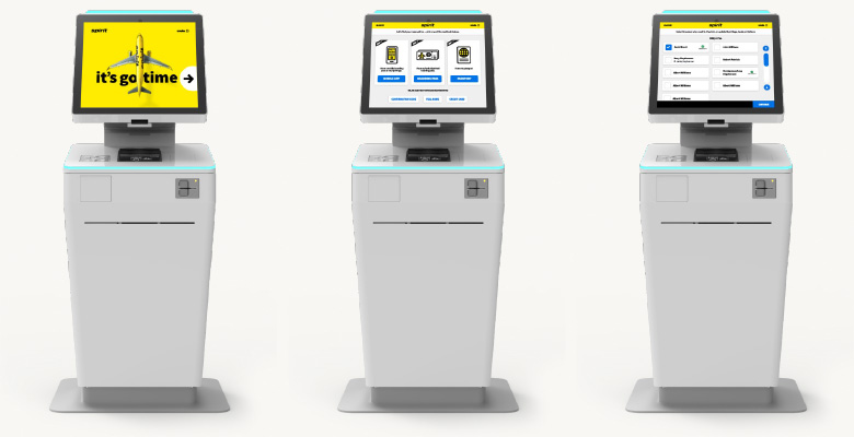 Spirit — kiosk and bag drop
