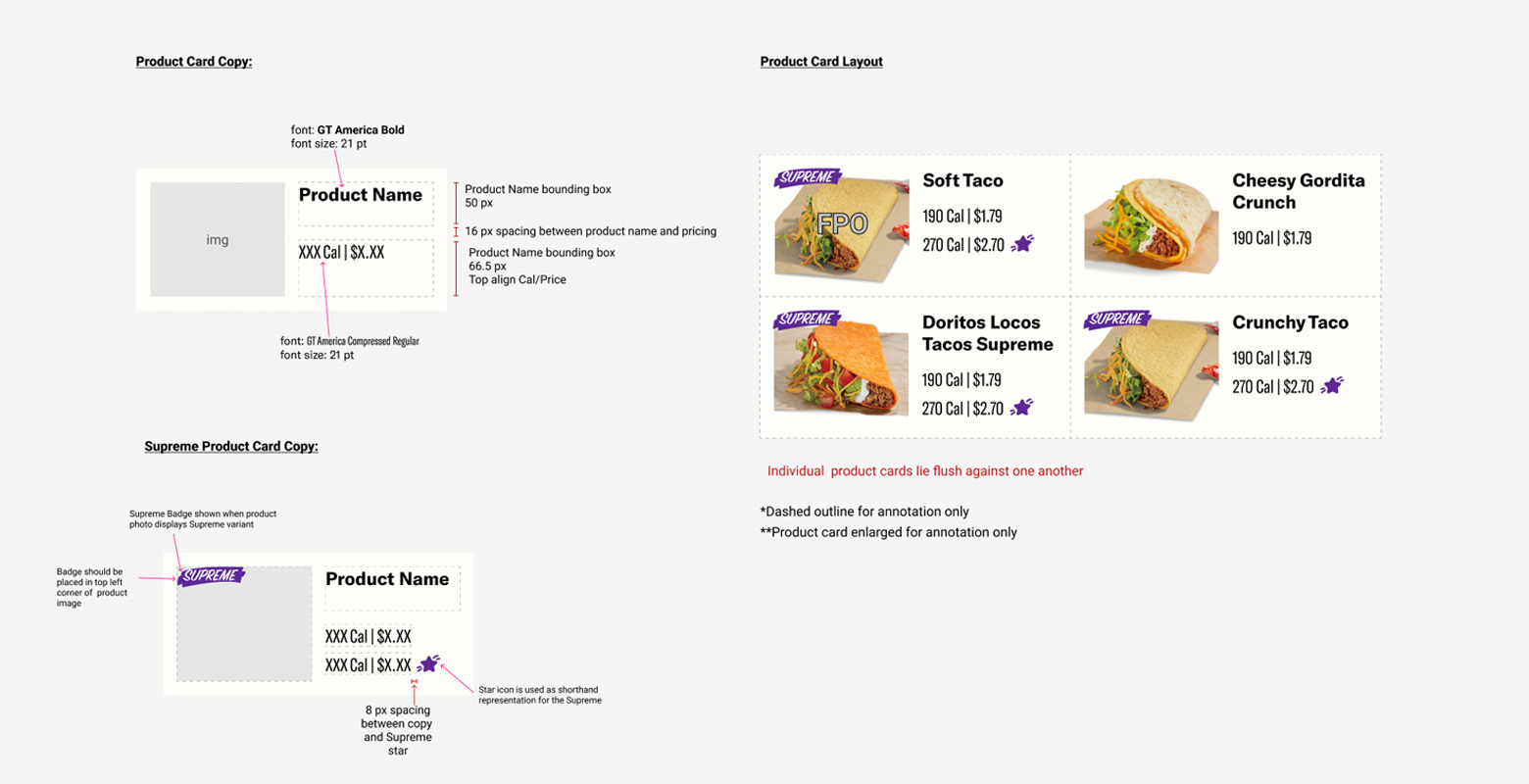 Taco Bell — Phase 1 design system