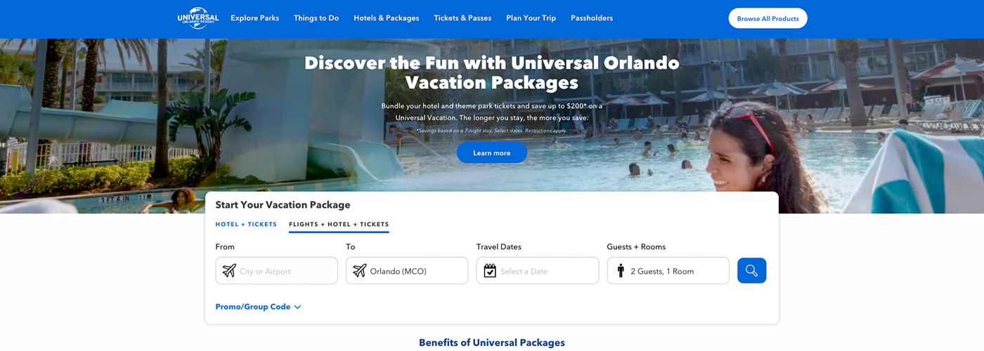 Universal Orlando hero
